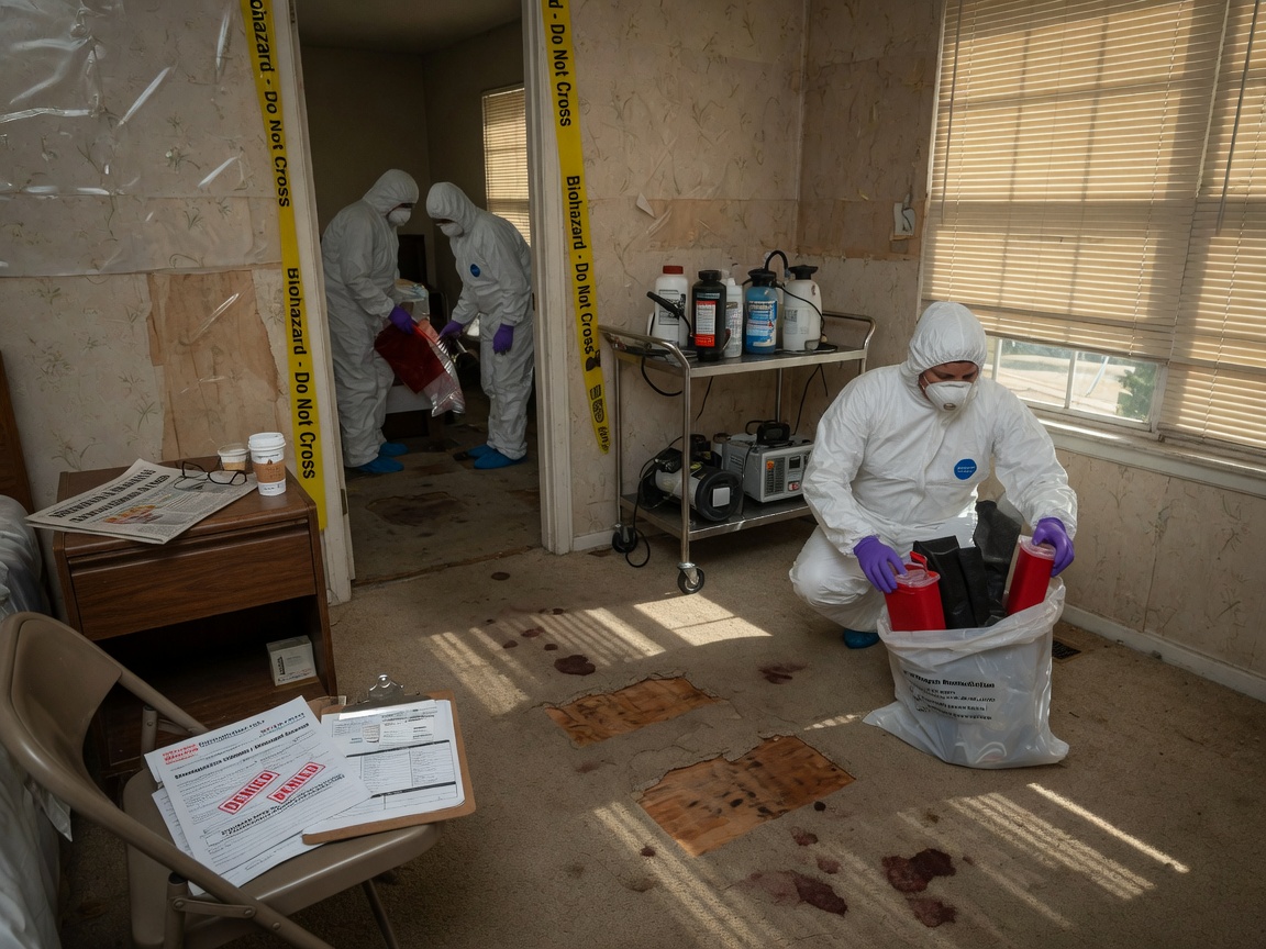 Does homeowners insurance cover death cleanup?